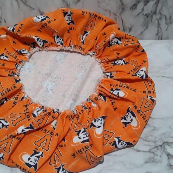 Scrub Hat Caps Bouffant Chemo Nurse Doctor Head Cover Virginia Cavaliers Cavman - Picture 4 of 4